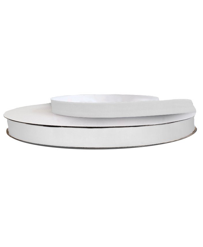 Cadeaulint; Wit - velvet - 3 meter