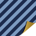 Cadeaupapier; Stripes - Blue - 70x200cm
