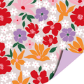 Cadeaupapier; Flowers - Beige - 70x200cm