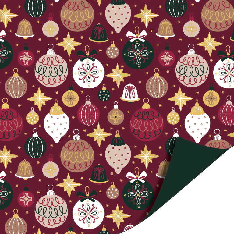 Cadeaupapier; Classic Red - 70x200cm