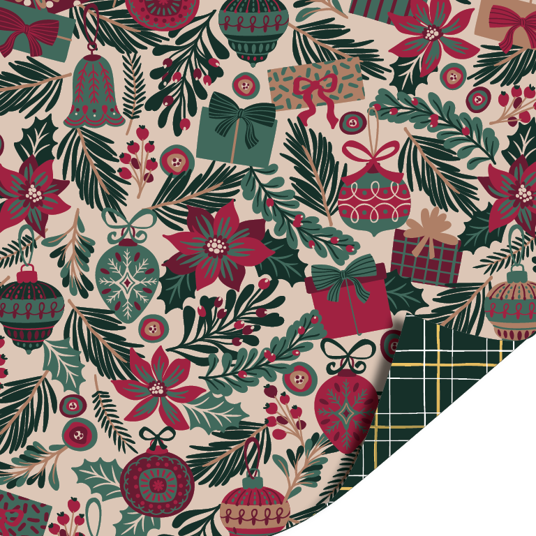 Cadeaupapier; Classic Beige - 70x200cm