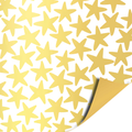 Cadeaupapier; Stars - White - 70x200cm