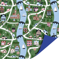Cadeaupapier; My little village - 70x200cm