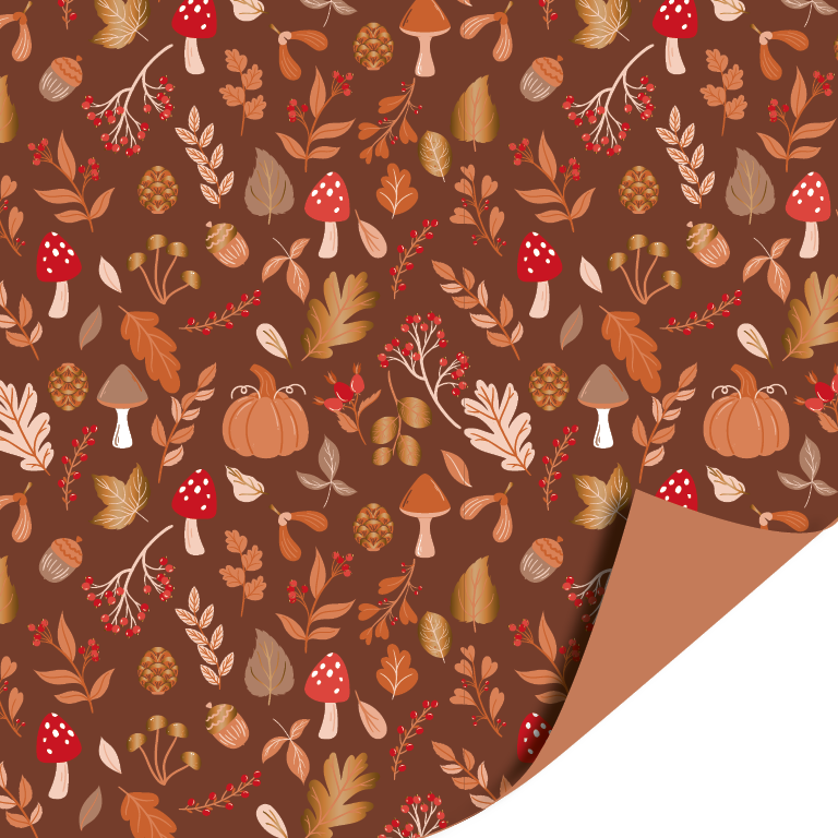 Cadeaupapier; Autumn Forest - 70x200cm