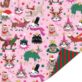 Cadeaupapier; Christmas Pets - 70x200cm