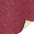 Cadeaupapier; Luxury Dots - Purple - 70x200cm