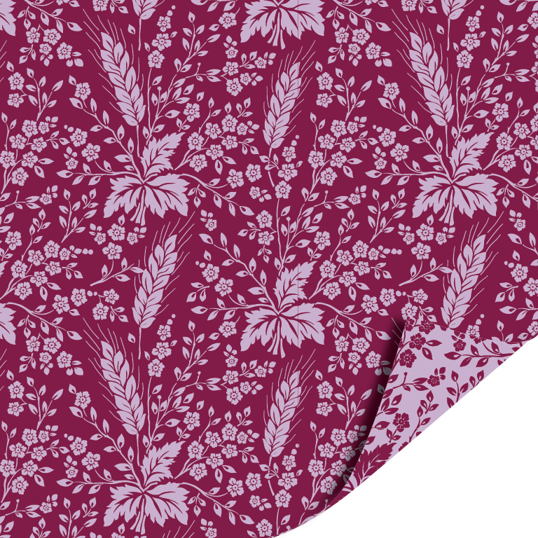 Cadeaupapier; Luxury Grass - Purple - 70x200cm