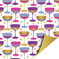 Cadeaupapier; Raise your glass - 70x200cm