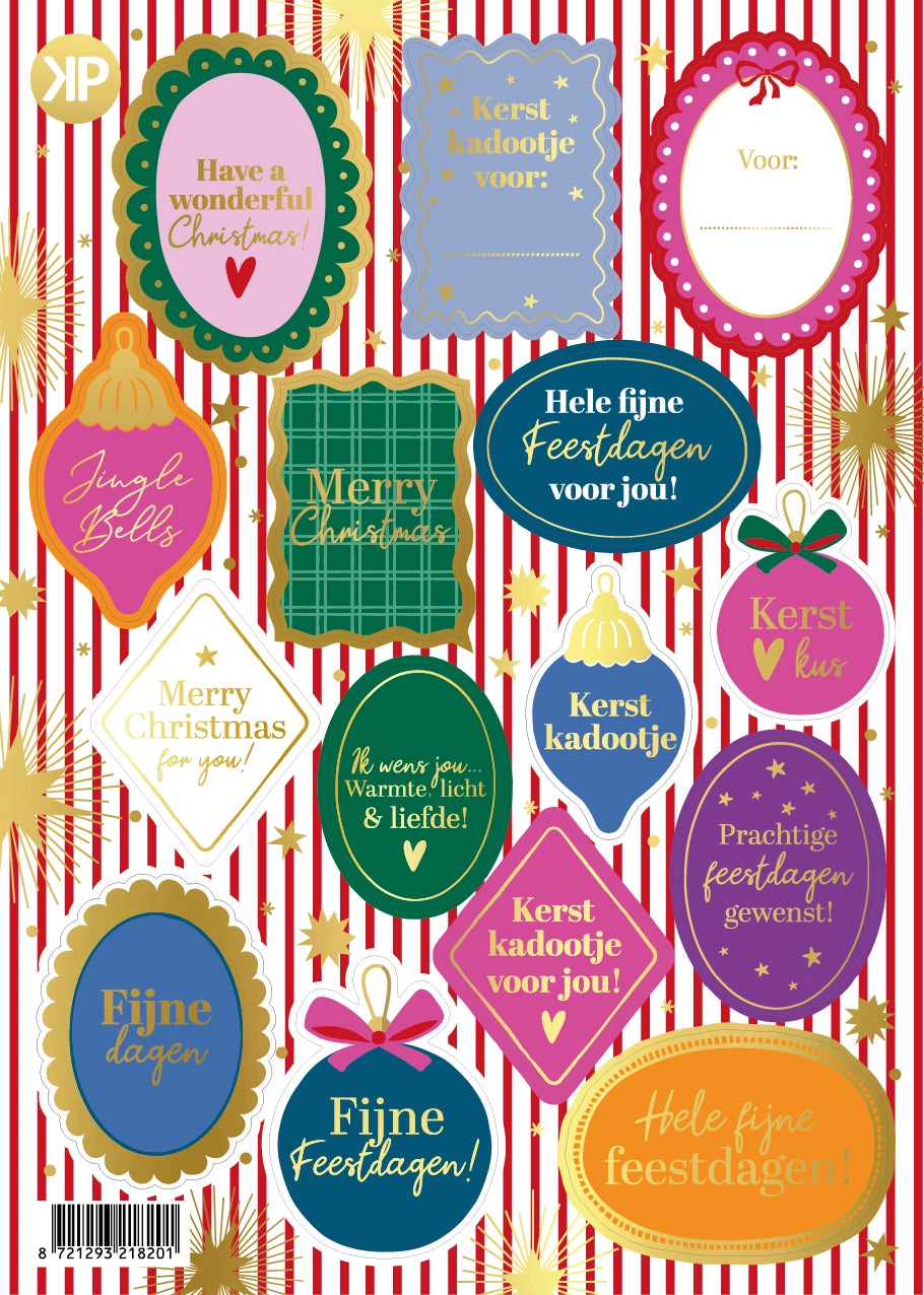Stickervel; Shiny Christmas