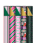 Cadeaupapier; Funky Christmas - 5 rollen - 70x200cm