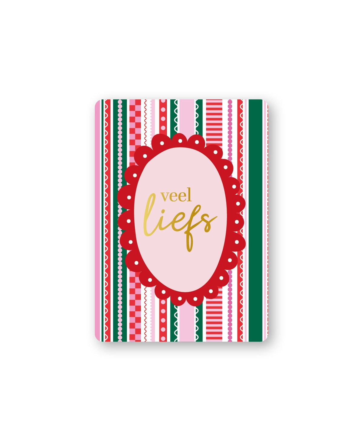 Cadeaukaart; Veel liefs