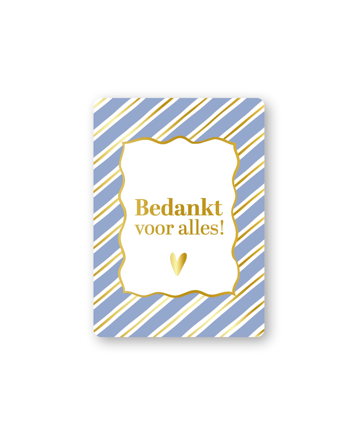 Cadeaukaart; Bedankt voor alles!