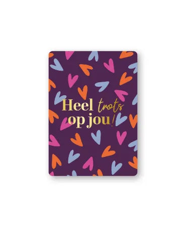 Cadeaukaart; Heel trots op jou!