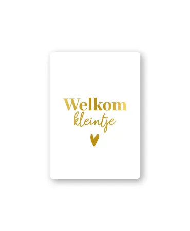 Cadeaukaart; Welkom kleintje