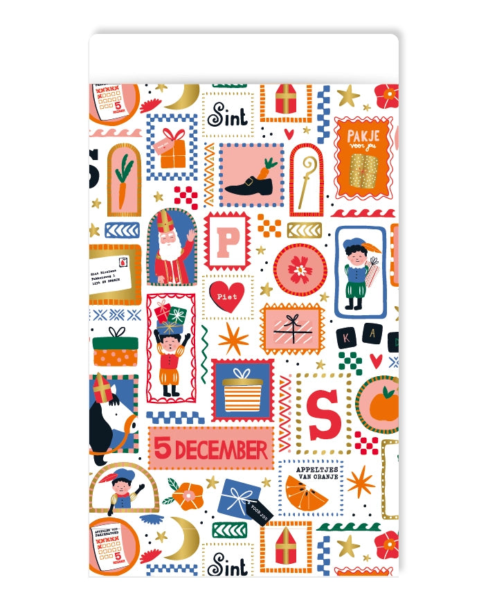 Cadeauzakjes; Sinterklaas Pret - 17x25cm - 7x
