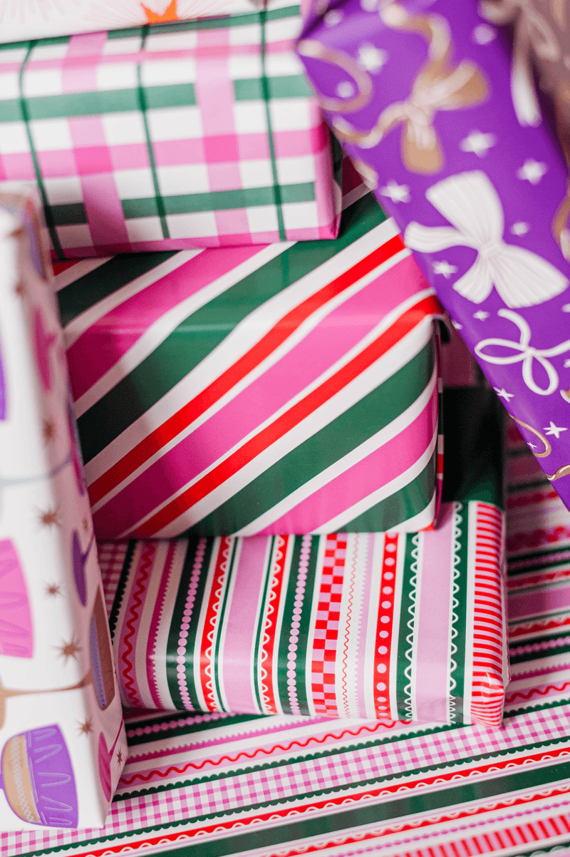 Cadeaupapier; Shiny Christmas - 5 rollen - 70x200cm