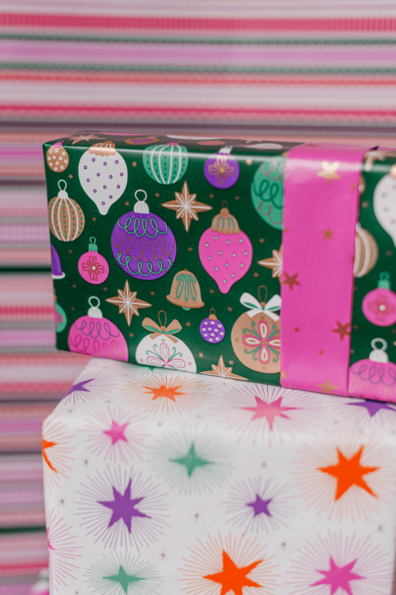 Cadeaupapier; Shiny Christmas - 5 rollen - 70x200cm