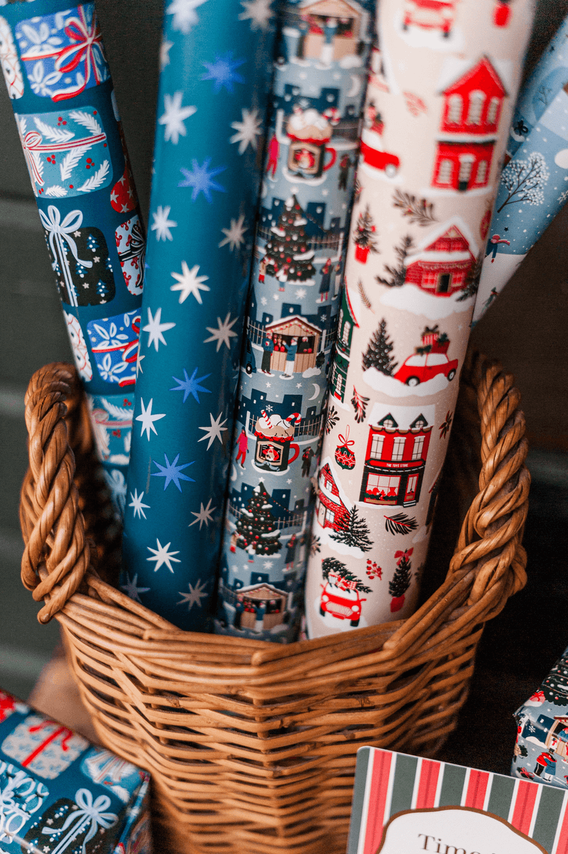 Cadeaupapier; Winter Wonderland - 5 rollen - 70x200cm