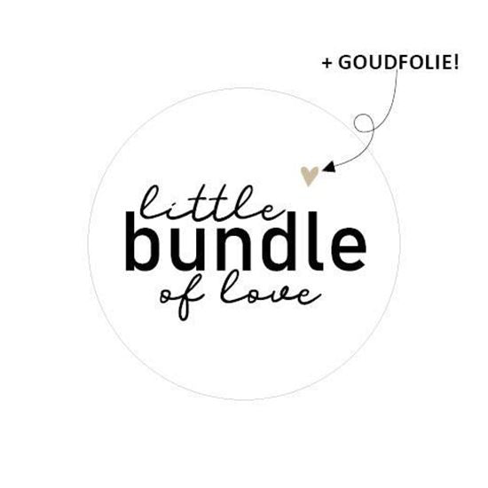 cadeausticker little bundle of love