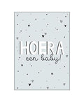 kaart hoera een baby