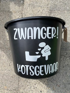 cadeauemmer zwanger kotsgevaar