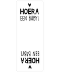 sluitsticker hoera een baby