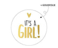 cadeausticker its a girl