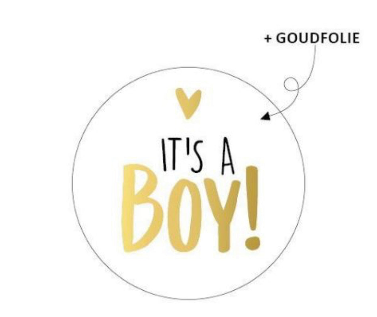 cadeausticker its a boy
