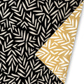 cadeaupapier into the woods zwart champagne