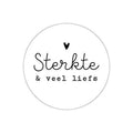 cadeausticker sterkte en veel liefs