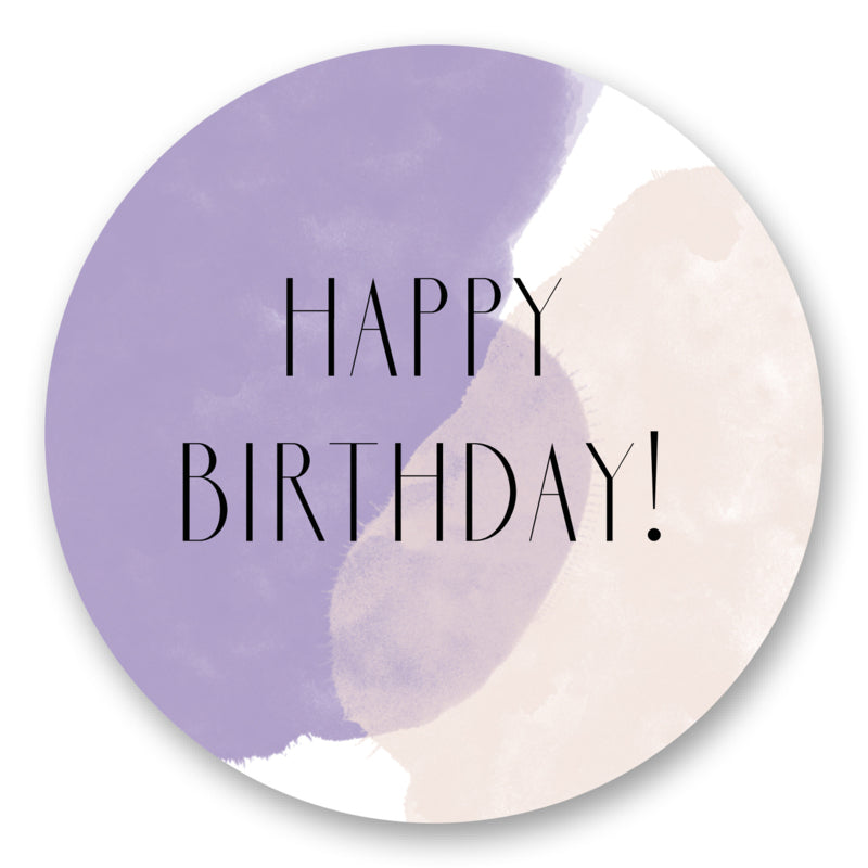 sticker happy birthday