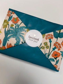 cadeaupapier flowers vintage nude
