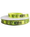 satijnlint hiep hiep hoera neon geel
