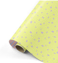 cadeaupapier minimal dots geel lila