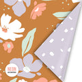 cadeaupapier fresh flowers roest