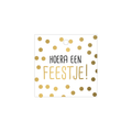 cadeaulabel hoera een feestje!