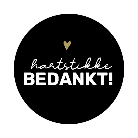 cadeausticker hartstikke bedankt!