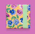 cadeaupapier viooltjes