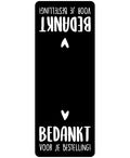 sluitsticker bedankt voor je bestelling