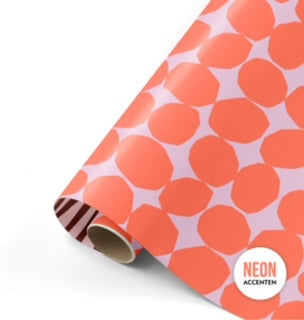 cadeaupapier sculpted dots warm
