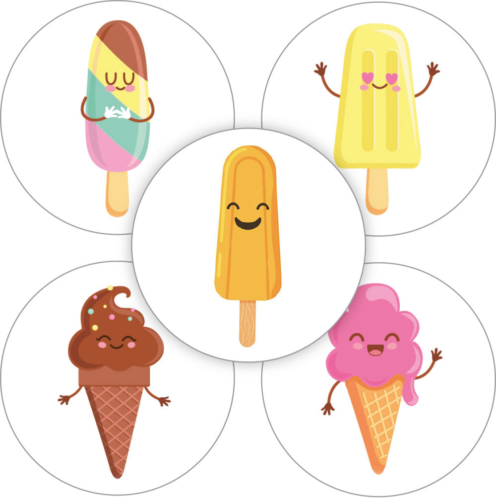 cadeausticker ijsjes