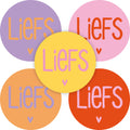 cadeausticker liefs