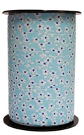 cadeaulint blauwe bloemetjes