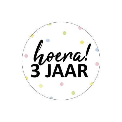 Hoera, 3 jaar!