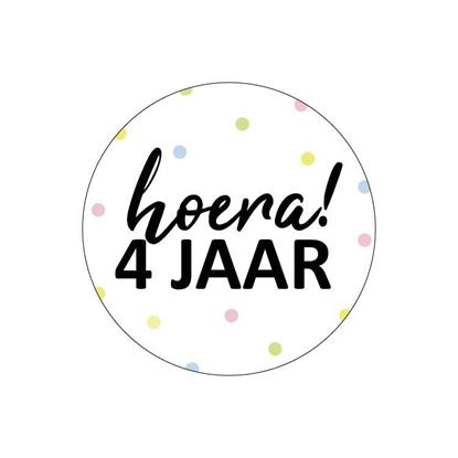 Hoera, 4 jaar!