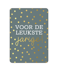 kaart voor de leukste jarige