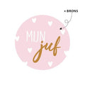 cadeausticker mijn juf
