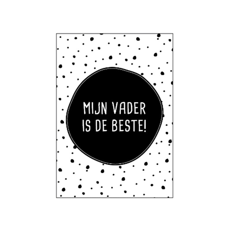 kaart mijn vader is de beste