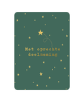 kaart met oprechte deelneming