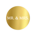 cadeausticker mr & mrs